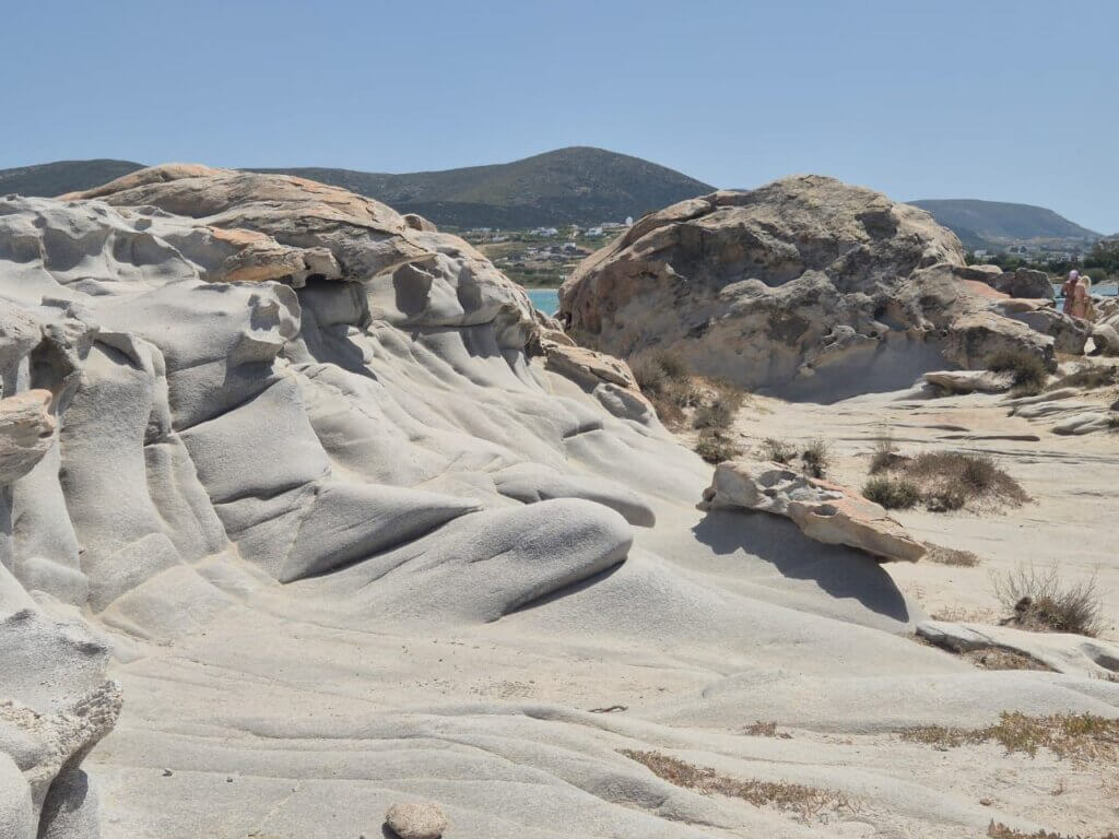 Praia Kolymbirthes Paros Grécia