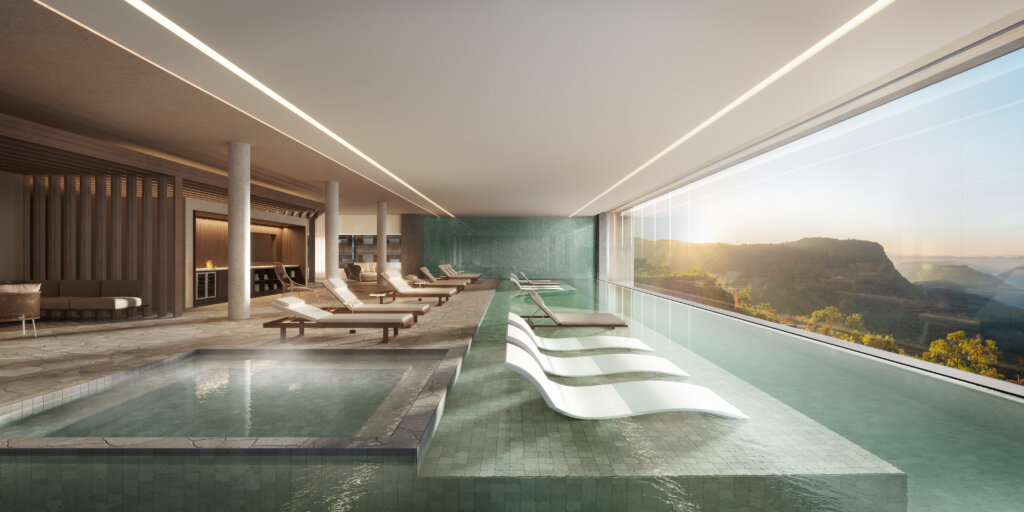 Piscina no Kempinski Laje de Pedra