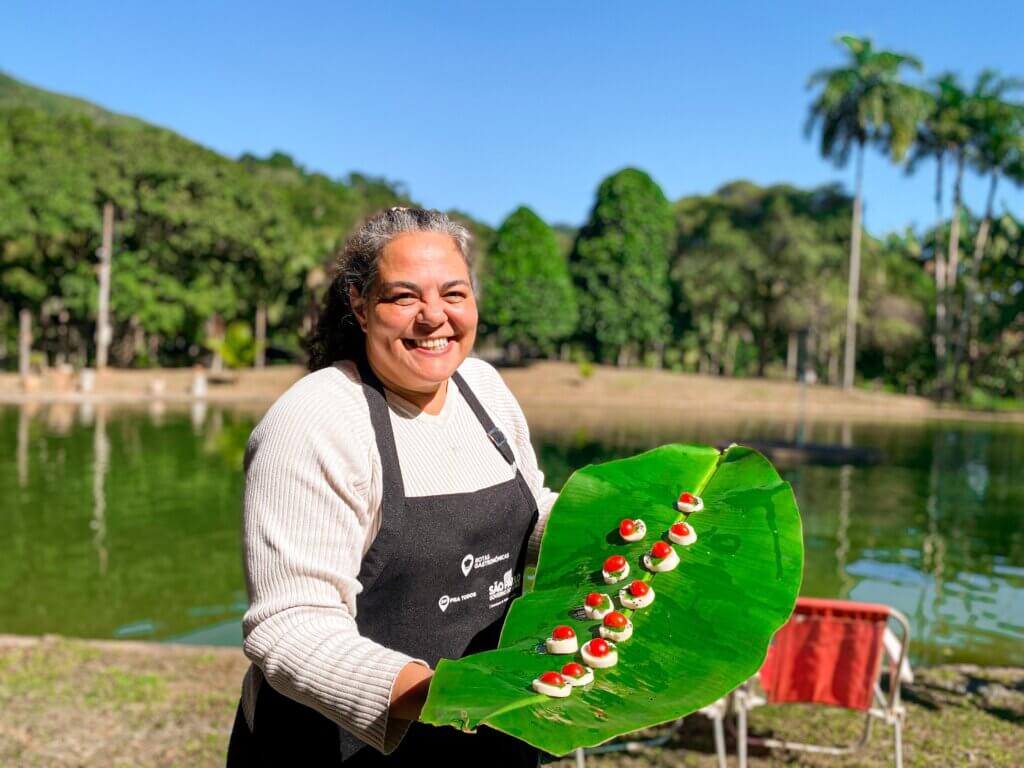 Gabriela Rodrigues, proprietária da fazenda