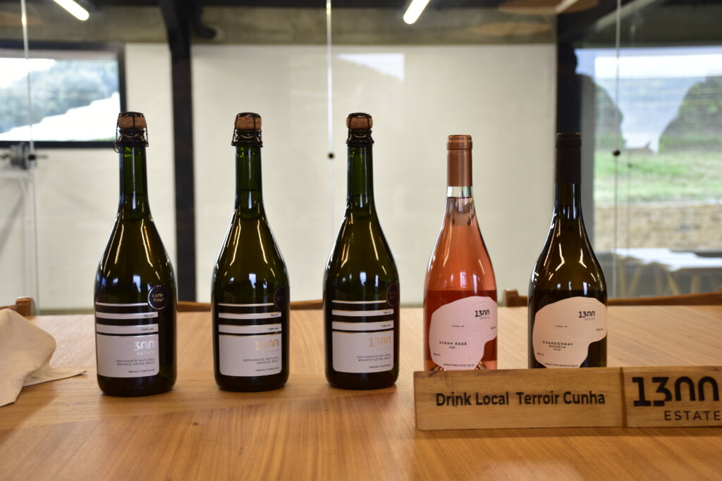 Vinhos produzidos na vitivinicultura 1300 Estate/ Foto: Fernanda Antônia Bernardes