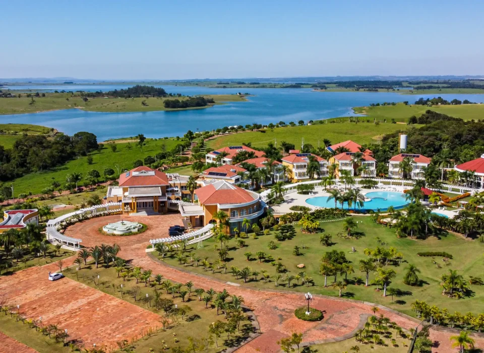 Vista aérea do Resort